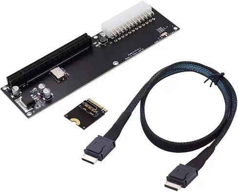 Wide Compatibility PCIE3.0 Mkey M.2 to SFF8612 Adapters Expansion Board for Max2 PCIe4.0x16 in Saudi Arabia