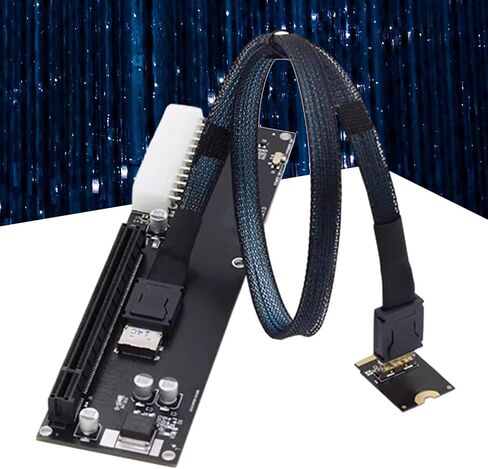 Wide Compatibility PCIE3.0 Mkey M.2 to SFF8612 Adapters Expansion Board for Max2 PCIe4.0x16 in Saudi Arabia
