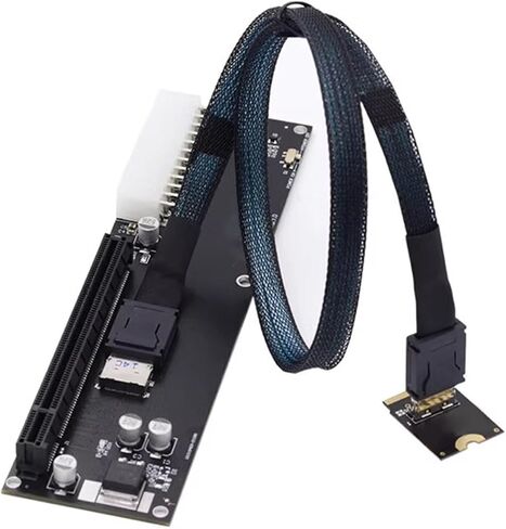 Wide Compatibility PCIE3.0 Mkey M.2 to SFF8612 Adapters Expansion Board for Max2 PCIe4.0x16 in Saudi Arabia