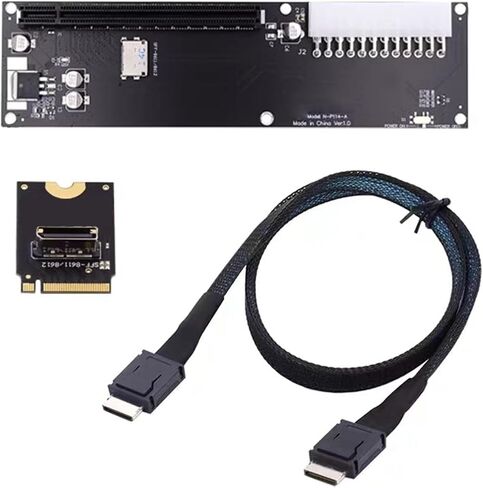 Wide Compatibility PCIE3.0 Mkey M.2 to SFF8612 Adapters Expansion Board for Max2 PCIe4.0x16 in Saudi Arabia