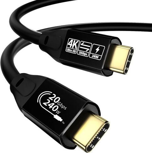 كابل الشحن السريع USB C 3.2 ، سرعة 20 جيجابت في الثانية ، إخراج فيديو 4K60Hz للاستخدام المهني والوسائط المتعددة in Saudi Arabia