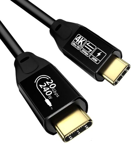 كابل الشحن السريع USB C 3.2 ، سرعة 20 جيجابت في الثانية ، إخراج فيديو 4K60Hz للاستخدام المهني والوسائط المتعددة in Saudi Arabia