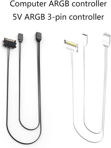 Motherboards ARGB SYNC Splitters, 5V 3Pin ARGB SYNC HUB Transfer Extension Cable in Saudi Arabia