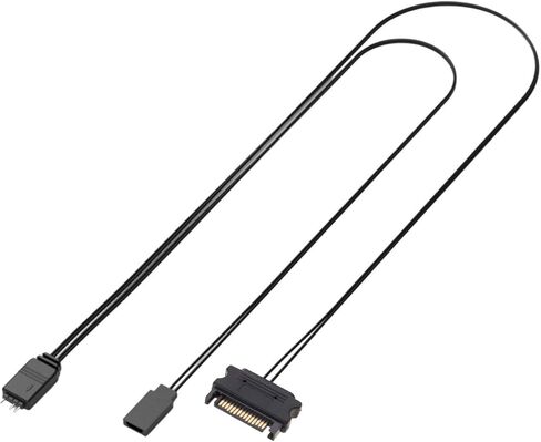 Motherboards ARGB SYNC Splitters, 5V 3Pin ARGB SYNC HUB Transfer Extension Cable in Saudi Arabia