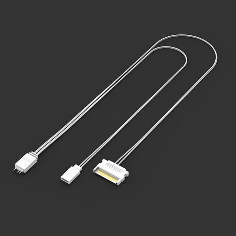 Motherboards ARGB SYNC Splitters, 5V 3Pin ARGB SYNC HUB Transfer Extension Cable in Saudi Arabia