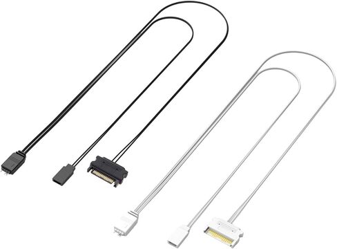Motherboards ARGB SYNC Splitters, 5V 3Pin ARGB SYNC HUB Transfer Extension Cable in Saudi Arabia