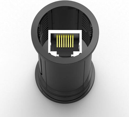 موصل مقاوم للماء مزدوج الرأس في الهواء الطلق مقرن محول مقرن مقرن لـ CAT5 CAT6 CAT7 8P8C Ethernet Cable in Saudi Arabia