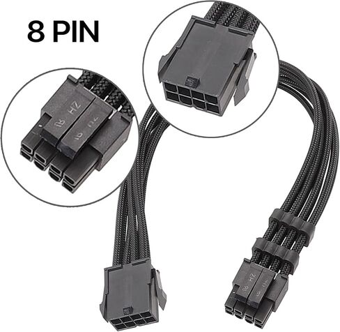 وحدة المعالجة المركزية 8pin ذكر إلى 8pin أنثى محول الطاقة محول تمديد كابل CPU 8pin إلى 8pin PSUS خط 30 سم 18AWG in Saudi Arabia