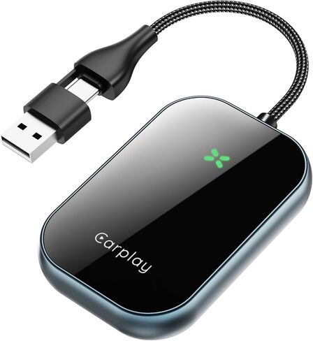 محول CarPlay اللاسلكي لـ iPhone ، قم بتحويل سلكية إلى Dongle و Place & Plug و Play USB/Type-C للسيارات ، والتحكم السلس في iOS 10+ （فقط ينطبق على السيارات مع نظام carplay） in Kuwait