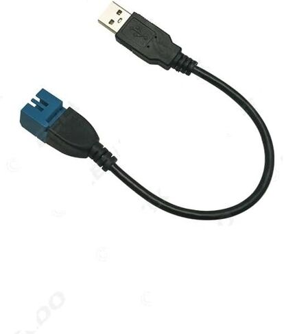Car Radio Factory USBPort 4Pin Cable Retention Cable Wire Harness for Jeep Dodge Ram Chrysler 2010-2018 Retain OE USB Wire Connector Adapter Install Aftermarket Stereo DVD Player Headunit in Saudi Arabia