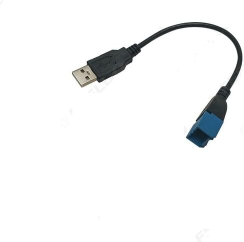 Car Radio Factory USBPort 4Pin Cable Retention Cable Wire Harness for Jeep Dodge Ram Chrysler 2010-2018 Retain OE USB Wire Connector Adapter Install Aftermarket Stereo DVD Player Headunit in Saudi Arabia