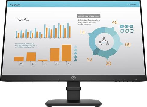 HP P24 G4 23.8" Full HD LCD Monitor - 16:9-24" Class - in-Plane Switching (IPS) Technology - 1920 x 1080-250 Nit Typical - 5 ms GTG (OD) - 60 Hz Refresh Rate - HDMI - VGA - DisplayPort in Saudi Arabia