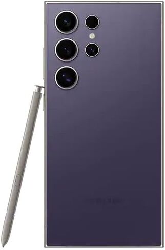Samsung Galaxy S24 Ultra Dual SIM SM-S928B/DS SIM DUAL SIM/UK Model 12GB RAM 256 GB مصنع تخزين (Titanium Violet) in Saudi Arabia
