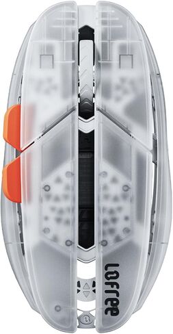 LOFREE Hypace Ultra-Lightweight Wireless Gaming Mouse, 47g, PAW3950 Sensor, 40K DPI, 8K Polling Rate, Mg Alloy Frame, Tri-Mode(Bluetooth/2.4GHz/Wired), 100Hrs Battery for PC/Mac (Jet Black) in Saudi Arabia