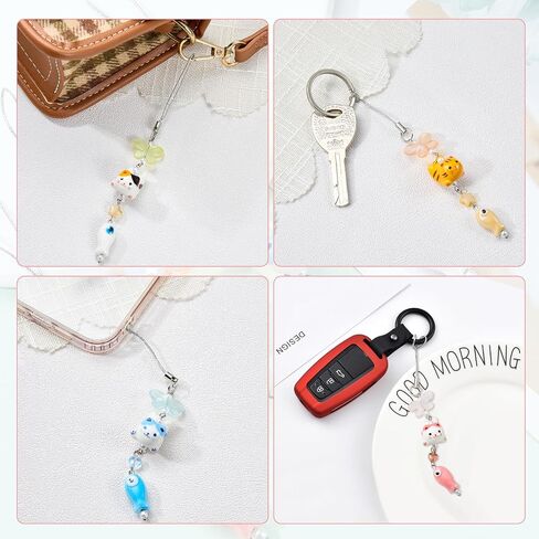 Ornaland Cat Phone Charm Cute Y2K Phone Charms Strap for Bag Purse Mobile Camera Decoration in Saudi Arabia