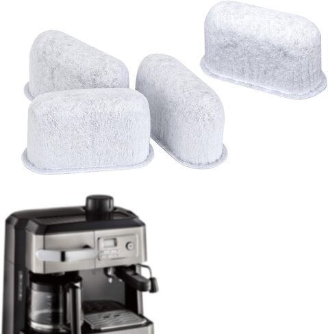 3pcs Coffee Maker Filter Replacement, Activated Charcoal Water Filter Espresso Coffee Machine Cafe Maker Carbon for Delonghi Accessories Compatible with 7313285779 in Saudi Arabia