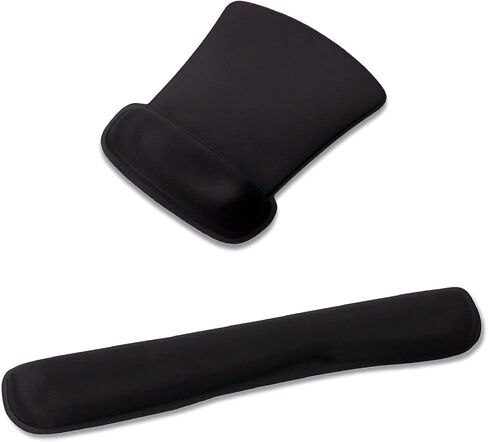 Logitech Mk670 Comfort Wave Wireless Wireless Keyboard & Mouse Combo Home Office Office Attlesle Modern Backle مع مكبر الصوت اللاسلكي Micro Portable Portable ، وسادة معصم الهلام ووسادة الماوس in Kuwait