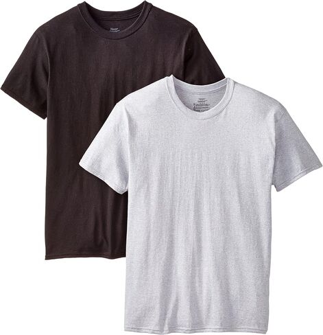 Hanes Ultimate Men's 4-Pack FreshIQ Crew Shirt in Kuwait
