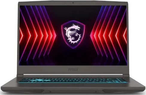MSI Thin 15.6 Inch FHD 144Hz Gaming Laptop | AMD RYZEN 5 7535HS | NVIDIA GEFORCE RTX 4060 | WebCAM | Backlit | Gray | 16 جيجابايت ذاكرة الوصول العشوائي | 512GB SSD | Windows 11 Home | حزمة مع USB 3.0 HUB in Saudi Arabia