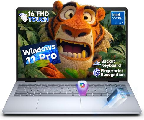 Dell أحدث جهاز كمبيوتر محمول من Dell Inspiron 16 مع شحن محمول ، Intel Core 7-150U (10 نوى) ، عرض 16.0 بوصة FHD+ IPS ، AI Copilot ، الإضاءة الخلفية ، قارئ بصمات الأصابع ، يفوز 11 Pro (64GB RAM | 2TB) in Saudi Arabia