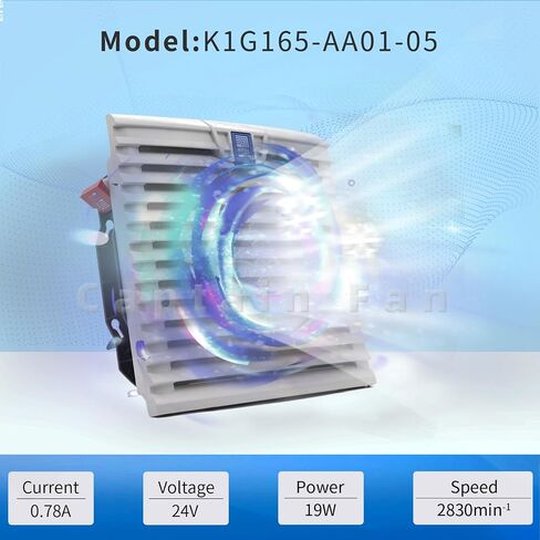 K1G165-AA01-05 EBM PAPST FAN 24VDC 0.78A 19W مروحة محورية in Kuwait