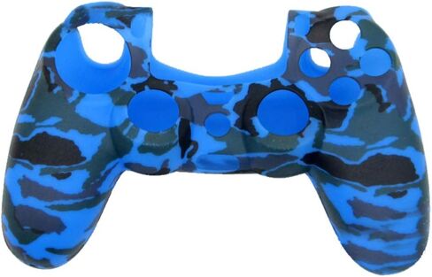 Besportble Silicone Game Grip Skin Rubber Cover Grip Grip Cover متوافقة مع وحدة التحكم PS4 (Camouflage Blue) in Saudi Arabia