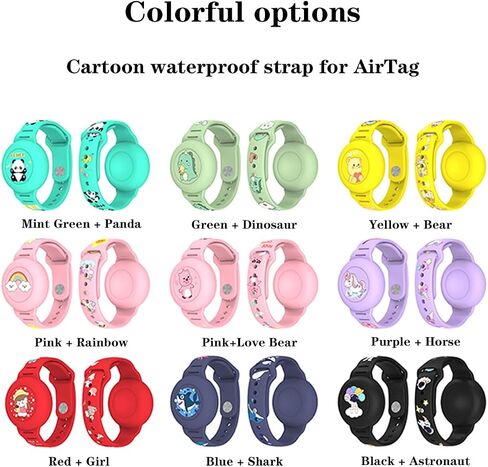 Kids Waterproof for Airtag Bracelet: DDDWJK Silicone Wristband Full Case Cover for Apple Air tag Holder, Anti-Lost Watch Band Hidden Accessories for Child, GPS Tracker Strap (Shark) in Saudi Arabia