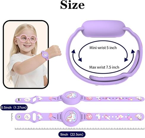 Kids Waterproof for Airtag Bracelet: DDDWJK Silicone Wristband Full Case Cover for Apple Air tag Holder, Anti-Lost Watch Band Hidden Accessories for Child, GPS Tracker Strap (Shark) in Saudi Arabia