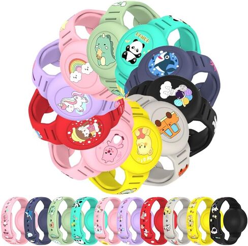 Kids Waterproof for Airtag Bracelet: DDDWJK Silicone Wristband Full Case Cover for Apple Air tag Holder, Anti-Lost Watch Band Hidden Accessories for Child, GPS Tracker Strap (Shark) in Saudi Arabia