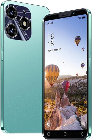 3G Mobile Phone, 5.0'' Screen, Android 9.0 OS,16GB ROM (SD to 128GB), Dual SIM Dual Cameras，Face ID Unlocked Cell Phones (Black) in Kuwait