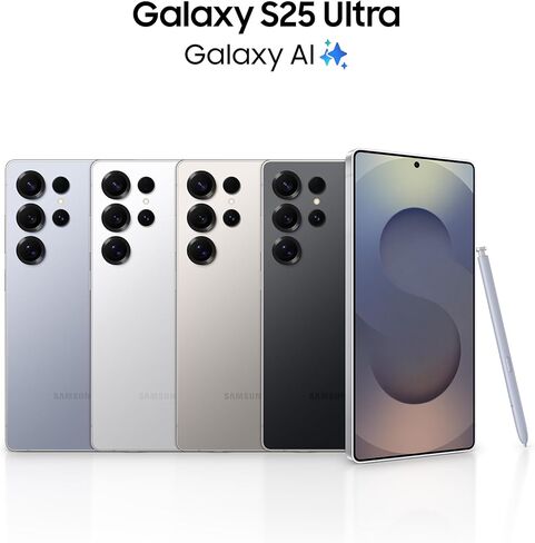 Samsung Galaxy S25 Ultra 5G SM -S938B/DS 256GB 12GB مصنع SIM مزدوج SIM غير مؤمن GSM ، 6.9 "120Hz شاشة AMOLED ، 200 ميجابكسل كاميرا - الإصدار الدولي (التيتانيوم الفضة الأزرق) in Saudi Arabia