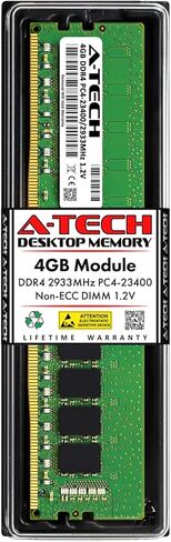 مجموعة A-Tech 32GB (2x16GB) ذاكرة الوصول العشوائي لـ Dell Inspiron 3880 ، 3881 سطح المكتب | DDR4 2933MHz PC4-23400 DIMM 1.2V 288-PIN ترقية الذاكرة UDIMM in Kuwait