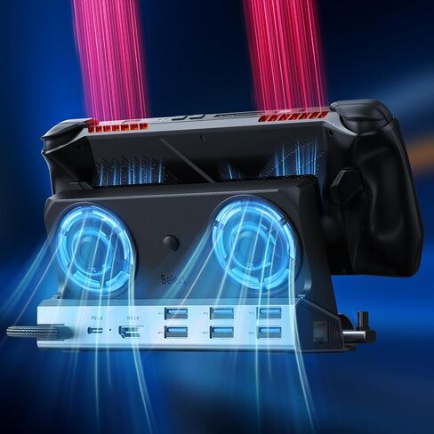 12-in-1 Dual-Fan Docking Station for Steam Deck/ROG Xbox Ally/Switch in Kuwait