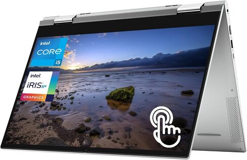 DELL 2022 Inspiron 7506 2-in-1 Laptop, 15.6" Full HD Touchscreen, Intel Core i5-1135G7, 16GB DDR4 RAM, 1TB SSD, Webcam, Backlit Keyboard, Fingerprint Reader, HDMI, Wi-Fi 6, Windows 11 Home in Saudi Arabia