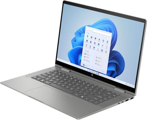 HP Envy x360 15.6" FHD Touch Laptop Intel Core Ultra 7 155U 16GB LPDDR5 512GB SSD Mineral Silver 15-fe1057nr in Saudi Arabia