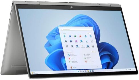 HP Envy x360 15.6" FHD Touch Laptop Intel Core Ultra 7 155U 16GB LPDDR5 512GB SSD Mineral Silver 15-fe1057nr in Saudi Arabia