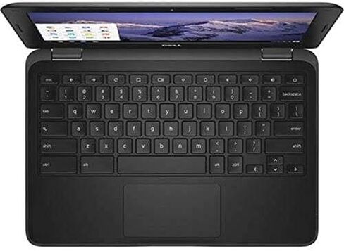 Dell Chromebook 2-in-1 1100 11.6 "4GB 32GB EMMC CELERON® N4020 1.1GHz chromeos ، Black (متجدد) in Saudi Arabia