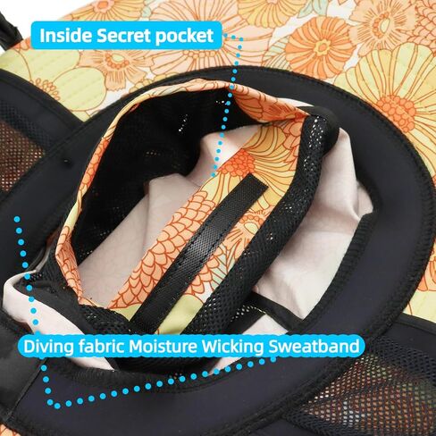 Surf Hats for Men Women, UPF50+ UV Protection Waterproof Sun Bucket Hats in Kuwait