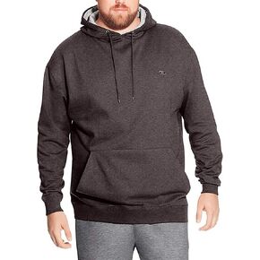 Champion Big Tall Men's Pullover Fleece Hoodie with Contrast Liner Charcoal 4XLT in Saudi Arabia