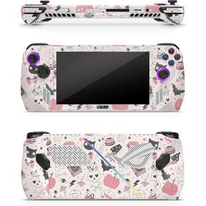 Zoomhitskins متوافق مع ASUS Ally Rog X (2024) الجلد ، السحرية الهالوين الخنصر الأسود Cat Magic Kawaii ، ملصق فينيل 3M متين ، مصنوع في الولايات المتحدة الأمريكية in Kuwait