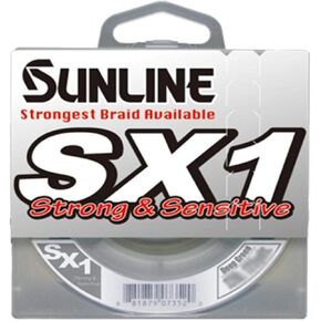 Sunline SX1 Braided Fishing Line (Dark Green, 10-Pound Test/125-Yard) in Kuwait