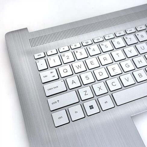 Replacement Upper Case Palmrest Top Cover Keyboard for HP 17-CN2 17-CP2 17T-CN000 17T-CN300 17T-CN400 17Z-CP000 17Z-CP100 17Z-CP300 Series Laptop M50458-001 (Without Backlit) in Saudi Arabia