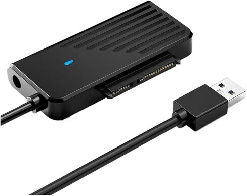 USB 3.2 3.0 إلى محول 2.5 بوصة SSD HDD الثابتة محول خارجي محول USB 3.0 إلى SATA III كابل لملحقات الكمبيوتر (LED 3.5 2.5 EU) in Saudi Arabia