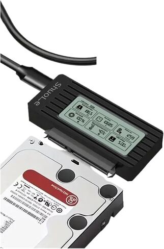 USB 3.2 3.0 إلى محول 2.5 بوصة SSD HDD الثابتة محول خارجي محول USB 3.0 إلى SATA III كابل لملحقات الكمبيوتر (LED 3.5 2.5 EU) in Saudi Arabia