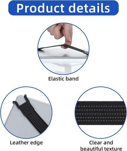 2pcs Mobile Phone Security Hand Strap Holder 7.8''-13'' Security Hand Grip Phone Accessory High-Elasticity Bands for Tablet PC One-Handed Operation No Dropping Strap Universal Elastic Bundle Grip Belt in Saudi Arabia
