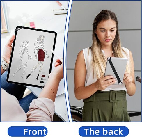 2pcs Mobile Phone Security Hand Strap Holder 7.8''-13'' Security Hand Grip Phone Accessory High-Elasticity Bands for Tablet PC One-Handed Operation No Dropping Strap Universal Elastic Bundle Grip Belt in Saudi Arabia