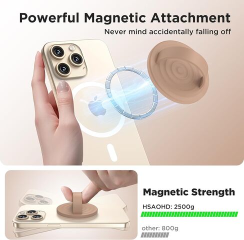 حامل قبضة الهاتف المغناطيسي متوافق مع Magsafe ، حلقة الحلقة السيليكون الرقيقة من السيليكون الرفيعة in Kuwait