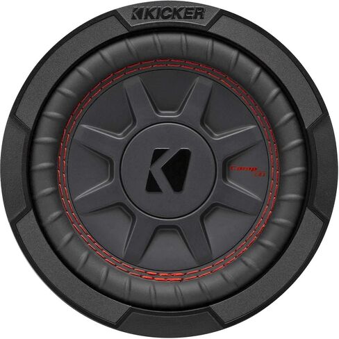 KICKER 48CWRT674 CompRT 6.75" Subwoofer, DVC, 4-ohm - Includes Speaker Wire in Saudi Arabia