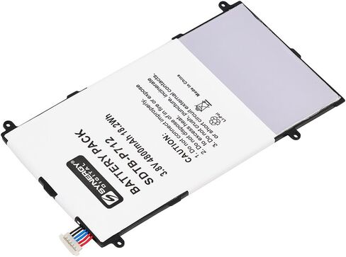 Synergy Digital Tablet Batteries, Compatible with Samsung T4800E Tablet Batteries (Li-Pol, 3.8V, 4800 mAh), Set of 4 in Saudi Arabia