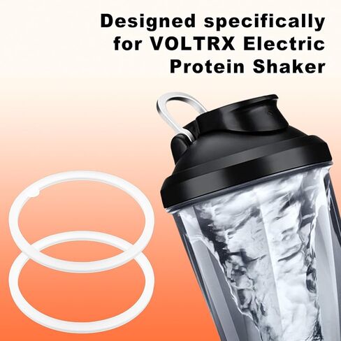 8PCS Gasket Replacement for VOLTRX Electric Protein Shaker Bottle 24oz, Silicone Water Bottle Sealing Ring Gaskets Seal Accessories Leak-Proof,Replacement Seal Part for Spout Lid BPA-Free in Saudi Arabia